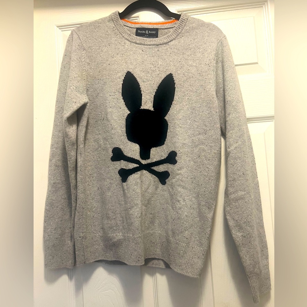 Psycho Bunny 100% Merino Wool sweater never worn